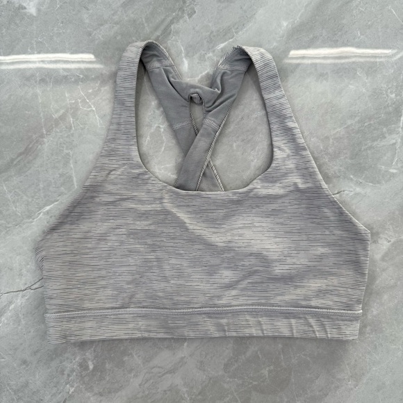 Women’s Lululemon Time To Sweat Sports Bra Keyhole Size 8 - Picture 3 of 15
